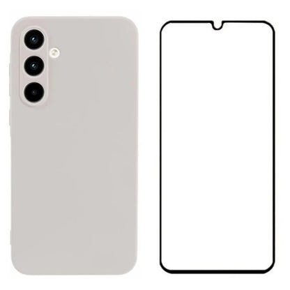 WANLONFENG RB2 Series for Samsung Galaxy A25 5G (Global) (161.0 X 76.5 X 8.3mm) Case Anti-Drop TPU Phone Cover with Screen Film