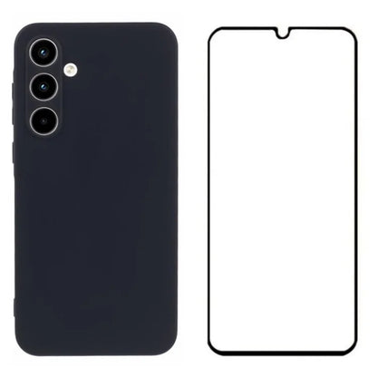 WANLONFENG RB2 Series for Samsung Galaxy A25 5G (Global) (161.0 X 76.5 X 8.3mm) Case Anti-Drop TPU Phone Cover with Screen Film