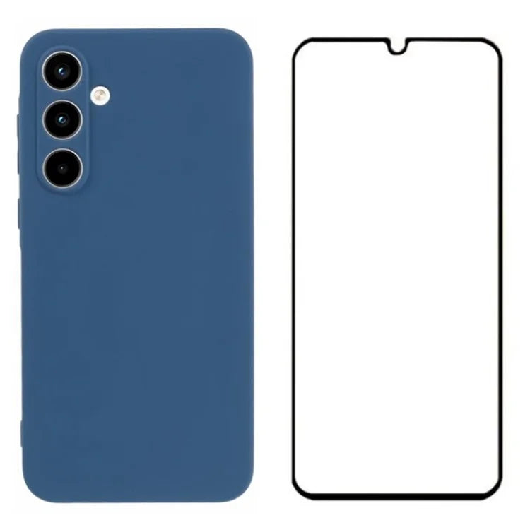 WANLONFENG RB2 Series for Samsung Galaxy A25 5G (Global) (161.0 X 76.5 X 8.3mm) Case Anti-Drop TPU Phone Cover with Screen Film