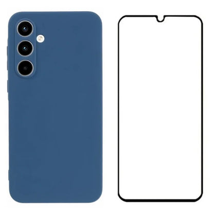 WANLONFENG RB2 Series for Samsung Galaxy A25 5G (Global) (161.0 X 76.5 X 8.3mm) Case Anti-Drop TPU Phone Cover with Screen Film
