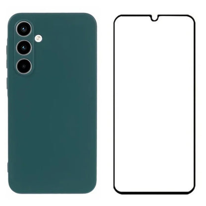 WANLONFENG RB2 Series for Samsung Galaxy A25 5G (Global) (161.0 X 76.5 X 8.3mm) Case Anti-Drop TPU Phone Cover with Screen Film