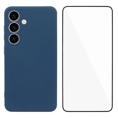 WANLONFENG RB2 Series for Samsung Galaxy S24 Case Precise Cutout TPU Phone Cover with Screen Protector