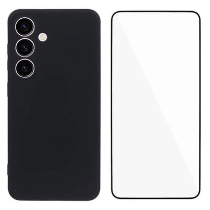 WANLONFENG RB2 Series for Samsung Galaxy S24 Case Precise Cutout TPU Phone Cover with Screen Protector