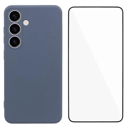 WANLONFENG RB2 Series for Samsung Galaxy S24 Case Precise Cutout TPU Phone Cover with Screen Protector