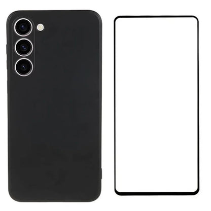 WANLONFENG RB2 Series for Samsung Galaxy S23+ Case Soft TPU Phone Cover with Screen Protector