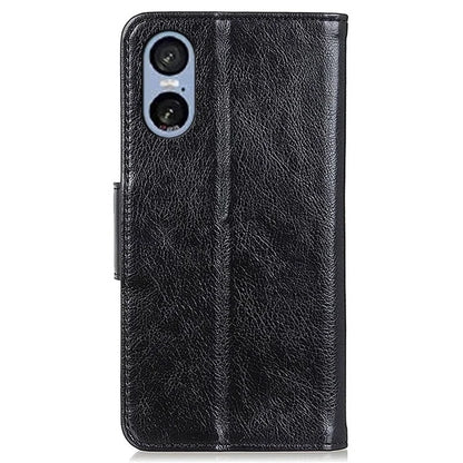 For Sony Xperia 5 VI Case Nappa Texture Split Leather Wallet Phone Cover