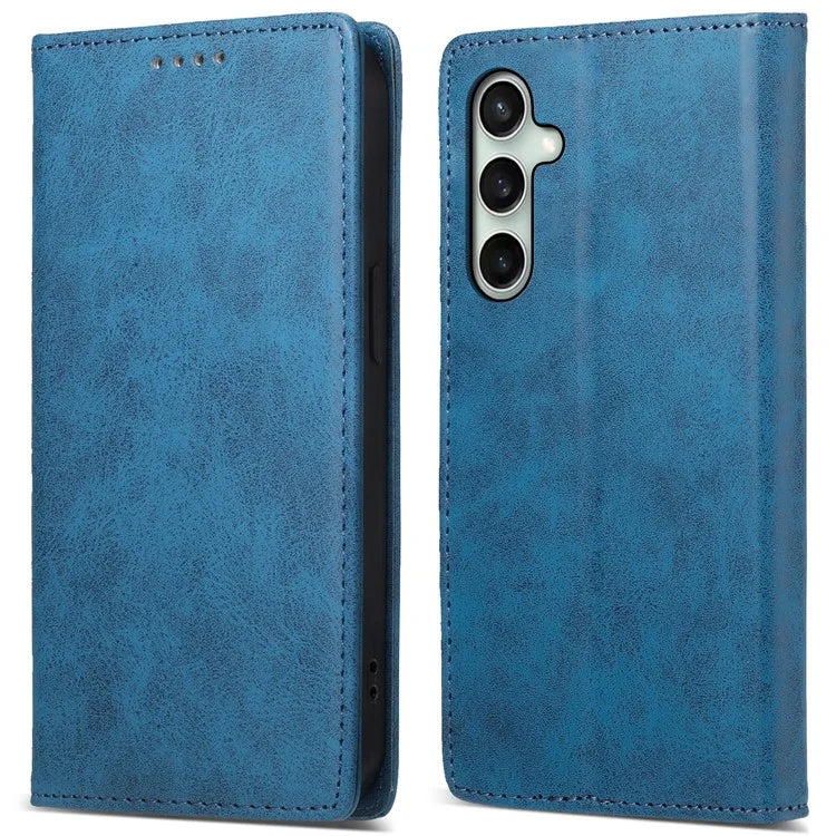 DF-05 For Samsung Galaxy S24 FE Case RFID Blocking PU Leather Phone Cover