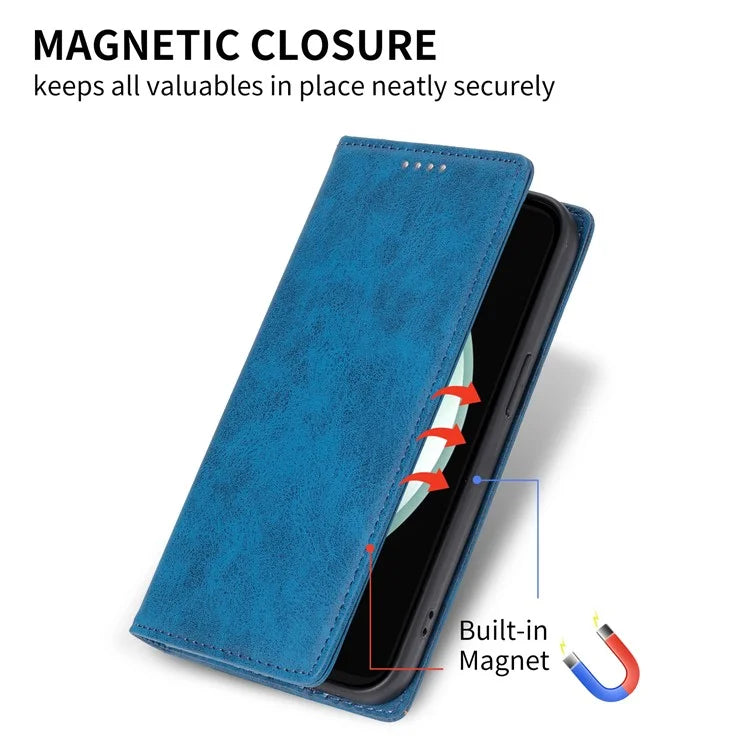 DF-05 For Samsung Galaxy S24 FE Case RFID Blocking PU Leather Phone Cover