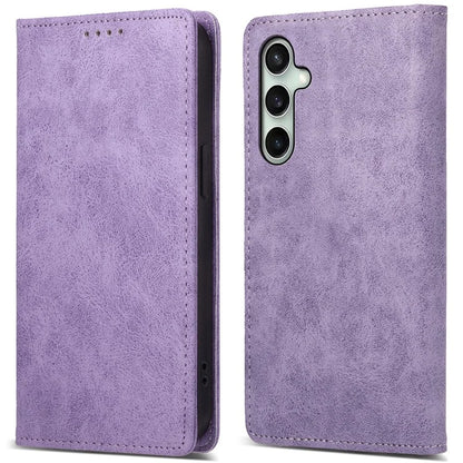 DF-05 For Samsung Galaxy S24 FE Case RFID Blocking PU Leather Phone Cover