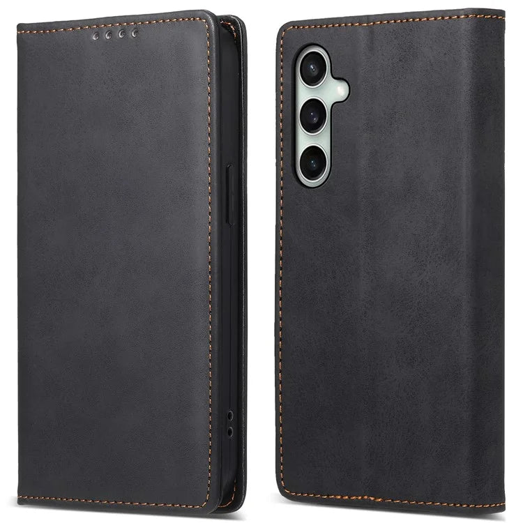 DF-05 For Samsung Galaxy S24 FE Case RFID Blocking PU Leather Phone Cover
