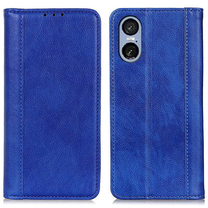 For Sony Xperia 5 VI Wallet Case Split Leather Litchi Texture Phone Cover