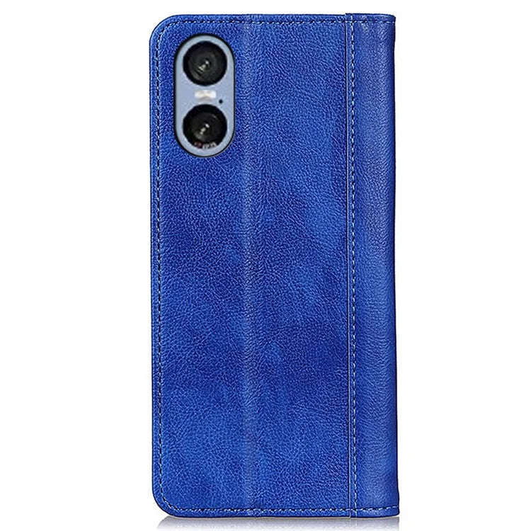 For Sony Xperia 5 VI Wallet Case Split Leather Litchi Texture Phone Cover