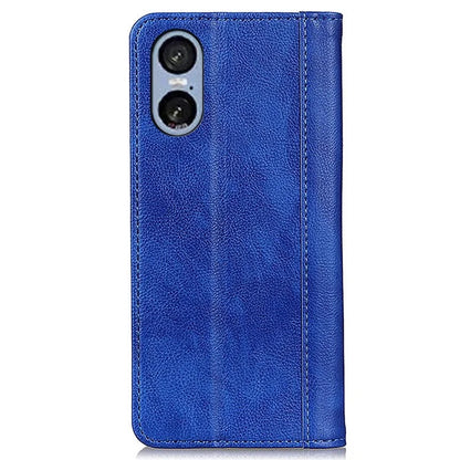 For Sony Xperia 5 VI Wallet Case Split Leather Litchi Texture Phone Cover