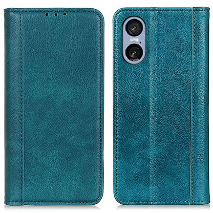 For Sony Xperia 5 VI Wallet Case Split Leather Litchi Texture Phone Cover