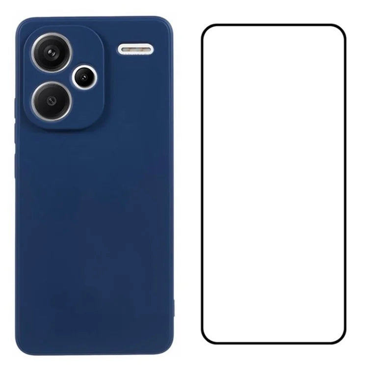 WANLONFENG RB2 Series for Xiaomi Redmi Note 13 Pro+ 5G	Case Precise Cutout TPU Phone Cover with Screen Film