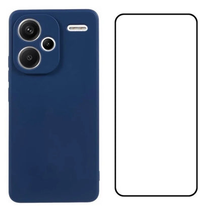 WANLONFENG RB2 Series for Xiaomi Redmi Note 13 Pro+ 5G	Case Precise Cutout TPU Phone Cover with Screen Film