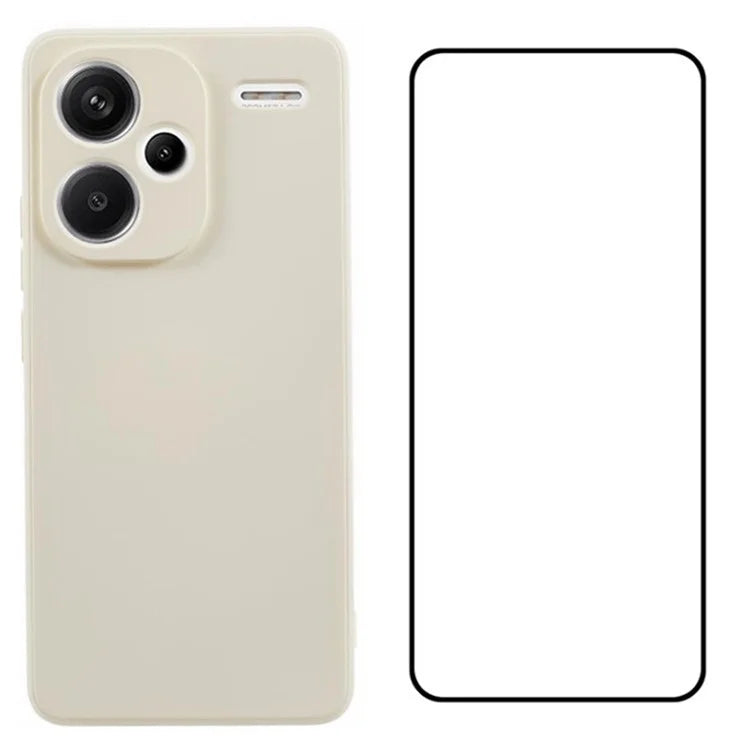 WANLONFENG RB2 Series for Xiaomi Redmi Note 13 Pro+ 5G	Case Precise Cutout TPU Phone Cover with Screen Film