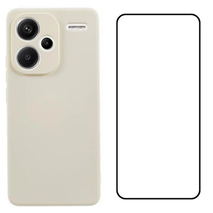WANLONFENG RB2 Series for Xiaomi Redmi Note 13 Pro+ 5G	Case Precise Cutout TPU Phone Cover with Screen Film