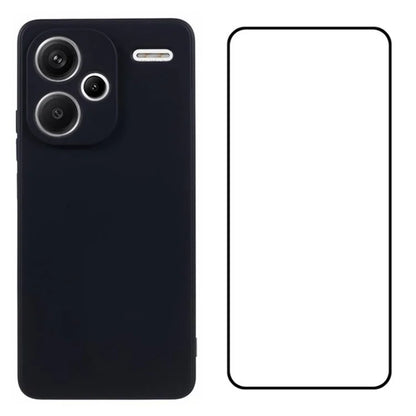 WANLONFENG RB2 Series for Xiaomi Redmi Note 13 Pro+ 5G	Case Precise Cutout TPU Phone Cover with Screen Film