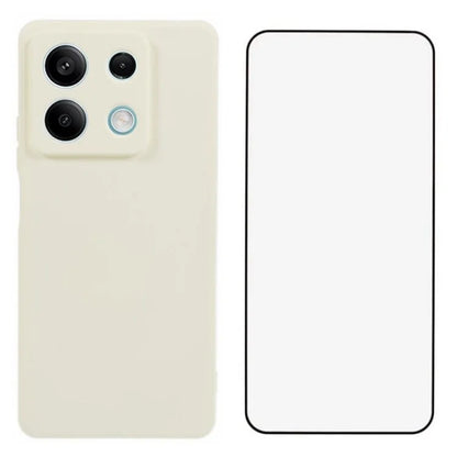 WANLONFENG RB2 Series for Xiaomi Redmi Note 13 5G TPU Case Precise Cutout Phone Cover with Screen Film