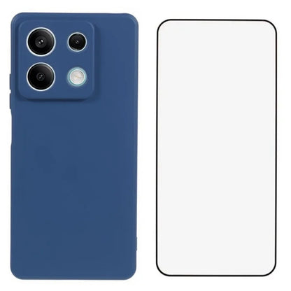 WANLONFENG RB2 Series for Xiaomi Redmi Note 13 5G TPU Case Precise Cutout Phone Cover with Screen Film