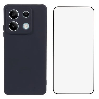 WANLONFENG RB2 Series for Xiaomi Redmi Note 13 5G TPU Case Precise Cutout Phone Cover with Screen Film