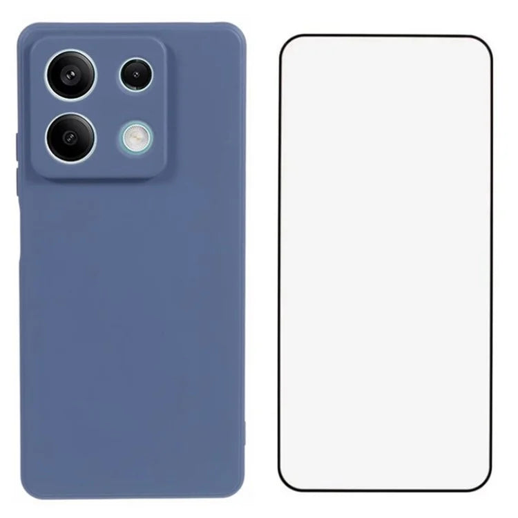 WANLONFENG RB2 Series for Xiaomi Redmi Note 13 Pro 5G Case TPU Phone Cover with Screen Film