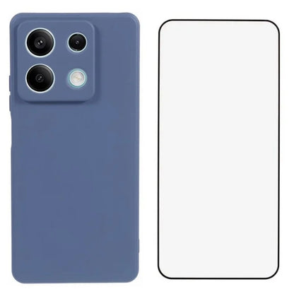 WANLONFENG RB2 Series for Xiaomi Redmi Note 13 Pro 5G Case TPU Phone Cover with Screen Film