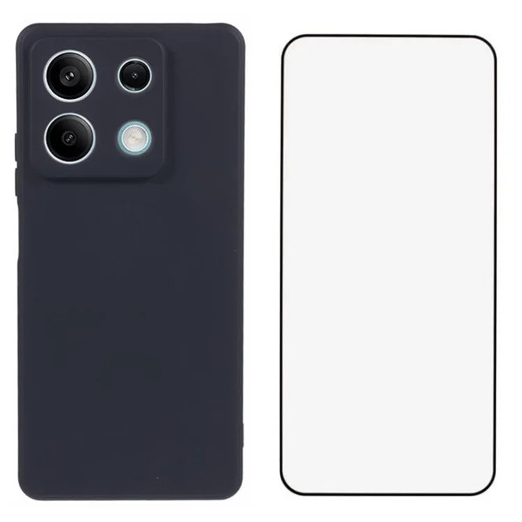 WANLONFENG RB2 Series for Xiaomi Redmi Note 13 Pro 5G Case TPU Phone Cover with Screen Film