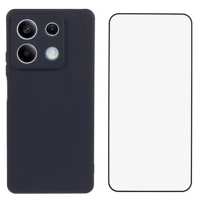 WANLONFENG RB2 Series for Xiaomi Redmi Note 13 Pro 5G Case TPU Phone Cover with Screen Film
