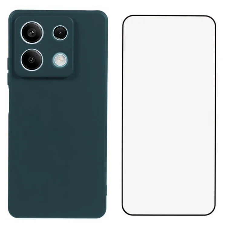 WANLONFENG RB2 Series for Xiaomi Redmi Note 13 Pro 5G Case TPU Phone Cover with Screen Film