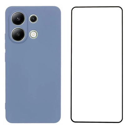 WANLONFENG RB2 Series for Xiaomi Redmi Note 13 4G	Case TPU Phone Cover with Screen Film (Precise Cutout)