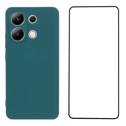 WANLONFENG RB2 Series for Xiaomi Redmi Note 13 4G	Case TPU Phone Cover with Screen Film (Precise Cutout)