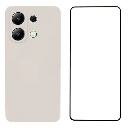WANLONFENG RB2 Series for Xiaomi Redmi Note 13 4G	Case TPU Phone Cover with Screen Film (Precise Cutout)