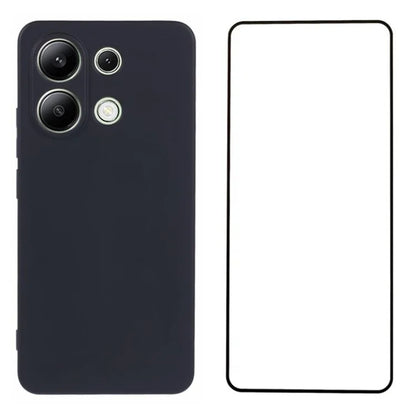 WANLONFENG RB2 Series for Xiaomi Redmi Note 13 4G	Case TPU Phone Cover with Screen Film (Precise Cutout)