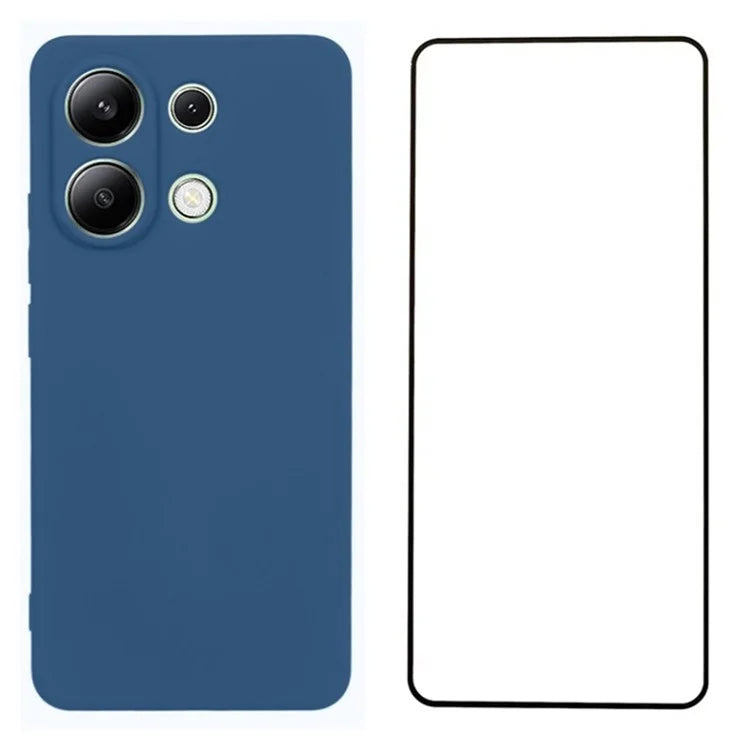 WANLONFENG RB2 Series for Xiaomi Redmi Note 13 4G	Case TPU Phone Cover with Screen Film (Precise Cutout)
