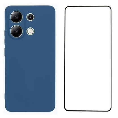 WANLONFENG RB2 Series for Xiaomi Redmi Note 13 4G	Case TPU Phone Cover with Screen Film (Precise Cutout)
