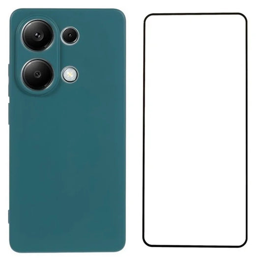 WANLONFENG RB2 Series for Xiaomi Redmi Note 13 Pro 4G / Poco M6 Pro 4G Case Precise Cutout TPU Phone Shell