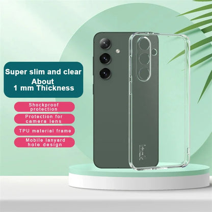 IMAK UX-5 Series for Samsung Galaxy S24 FE Case Transparent TPU Ultra Slim Phone Cover