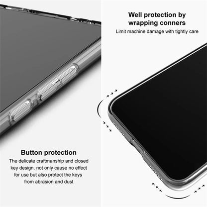 IMAK UX-5 Series for Samsung Galaxy S24 FE Case Transparent TPU Ultra Slim Phone Cover