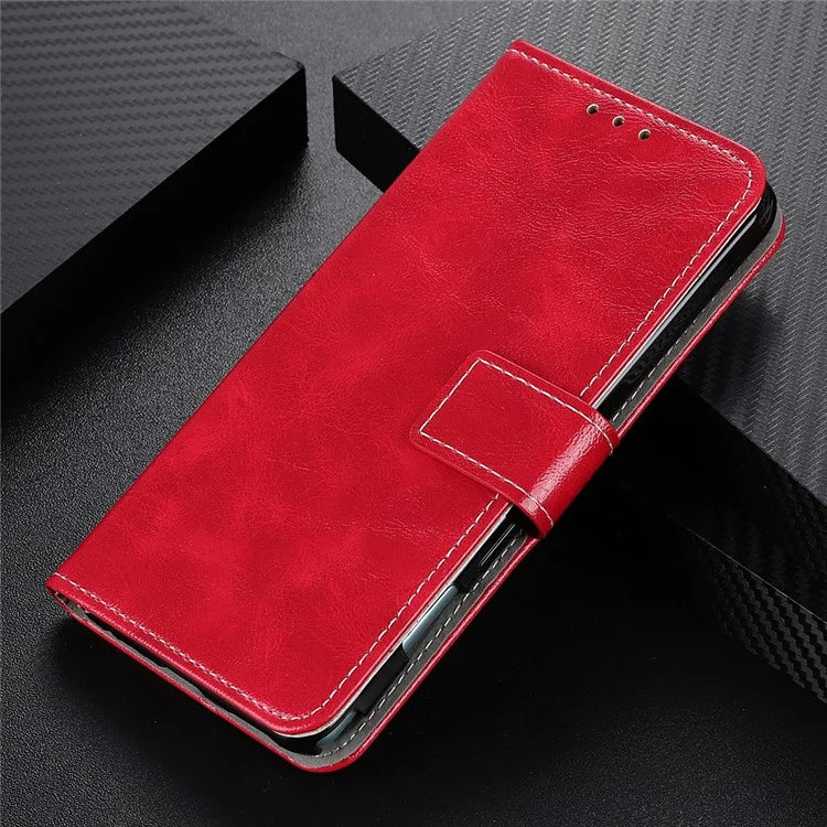 For Sony Xperia 5 VI Case Crazy Horse Texture Leather Phone Wallet Cover