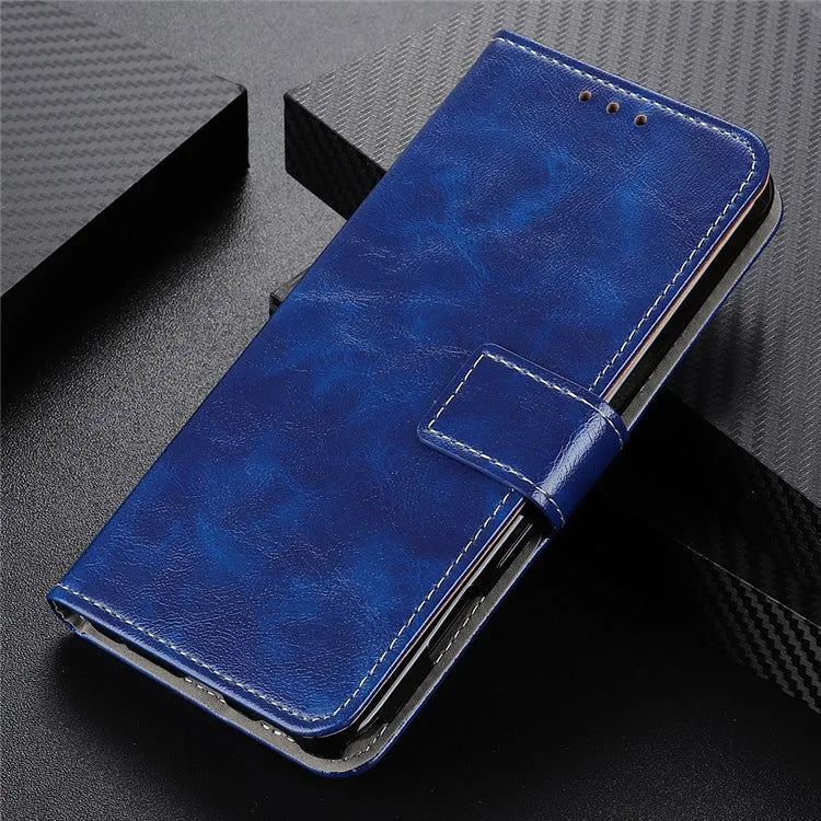 For Sony Xperia 5 VI Case Crazy Horse Texture Leather Phone Wallet Cover