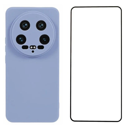WANLONFENG RB2 Series for Xiaomi 14 Ultra Case with Screen Film Precise Cutout TPU Phone Cover
