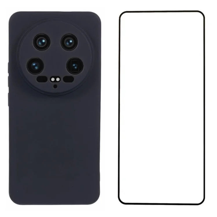 WANLONFENG RB2 Series for Xiaomi 14 Ultra Case with Screen Film Precise Cutout TPU Phone Cover