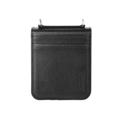HANMAN Mill Series Flip Cover for Samsung Galaxy Z Flip6 5G Case PU Leather Phone Cover with Card Slot