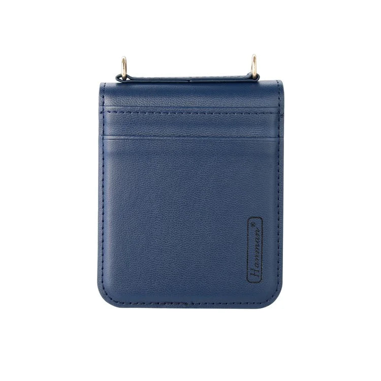 HANMAN Mill Series Flip Cover for Samsung Galaxy Z Flip6 5G Case PU Leather Phone Cover with Card Slot