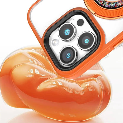 For iPhone 14 Pro Max Case Compatible with MagSafe Kickstand PC+TPU Phone Cover