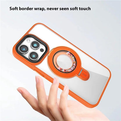 For iPhone 14 Pro Max Case Compatible with MagSafe Kickstand PC+TPU Phone Cover