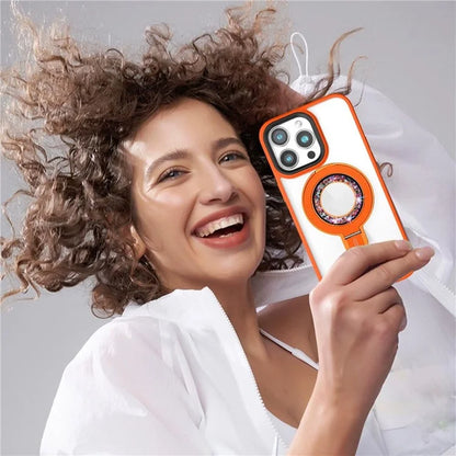 For iPhone 14 Pro Max Case Compatible with MagSafe Kickstand PC+TPU Phone Cover