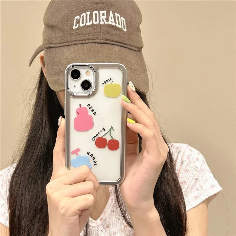 For iPhone 14 Case Pattern Design PC+TPU Phone Cover